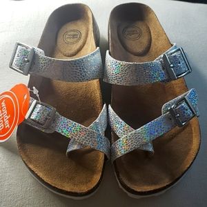 Girls slide sandals